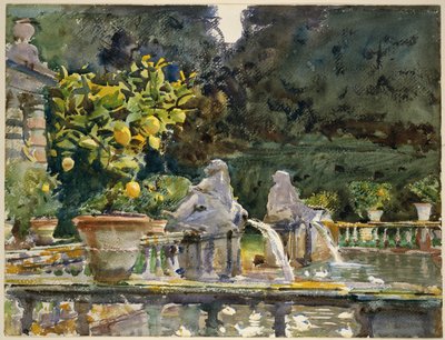 Villa di Marlia, Lucca: Kašna od John Singer Sargent