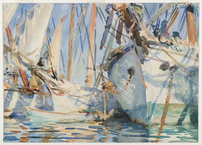 Bílé lodě, kolem roku 1908 od John Singer Sargent