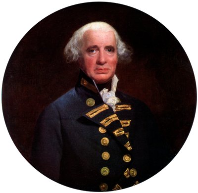 Admirál Richard, hrabě z Howe, 1794, c1920 od John Singleton Copley