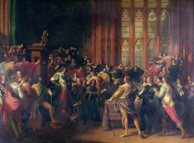 Karel I. (1600-49) Požadující pět členů v Dolní sněmovně v roce 1642 od John Singleton Copley