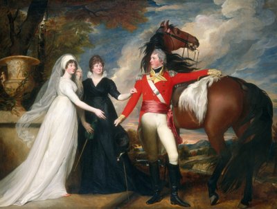 Plukovník William Fitch a jeho sestry Sarah a Ann Fitch, 18001801. od John Singleton Copley