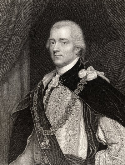 George John Spencer, 2. hrabě Spencer, vyryl B. Holl (1808-84), z 