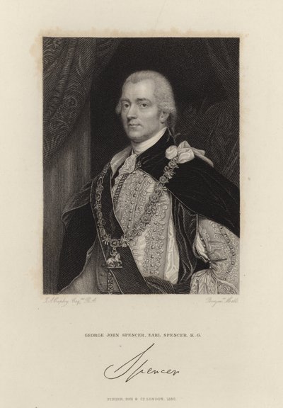 George Spencer, druhý hrabě Spencer od John Singleton Copley