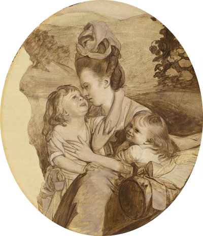 Skica pro rodinu Copley od John Singleton Copley