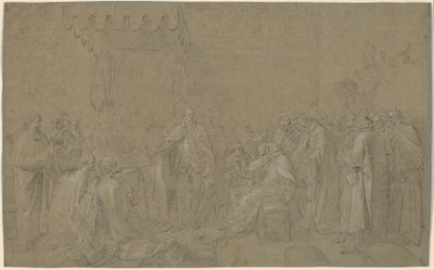 Studie na "Smrt hraběte z Chatham" od John Singleton Copley