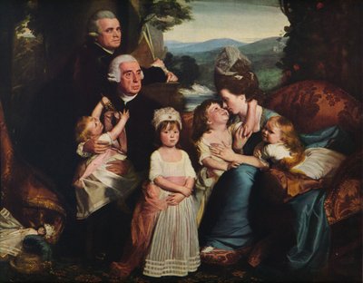 The Copley Family, 1776-1777 od John Singleton Copley