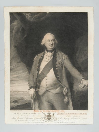 ?Nejvznešenější Charles Marquis Cornwallis, Master General of Ordnance, General Lieutenant, General Governor of Ireland?, circa 1798 od John Singleton Copley