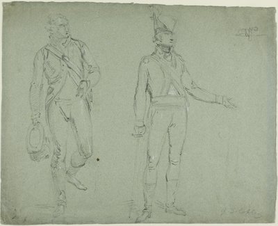 Dva američtí důstojníci od John Singleton Copley