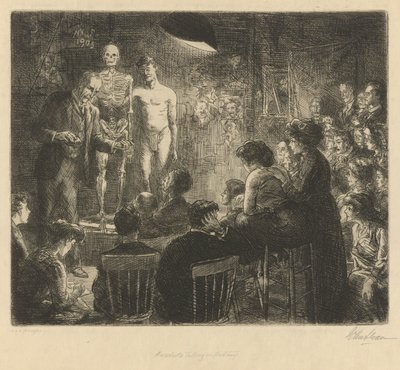 Anschutz mluví o anatomii od John French Sloan