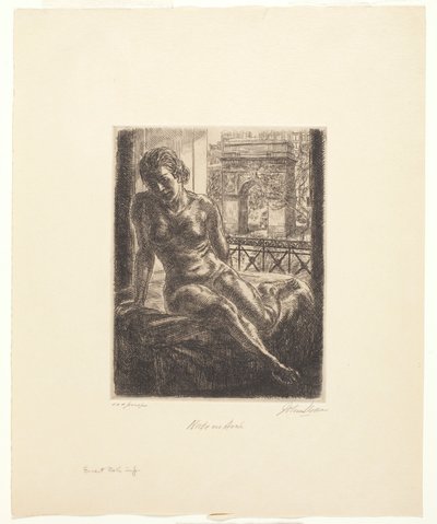 Akt a Arch od John French Sloan