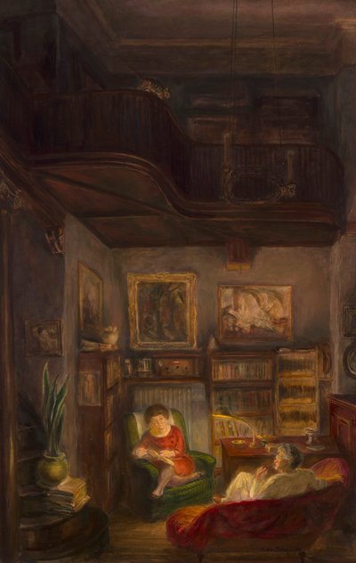 Náš koutek studia od John French Sloan