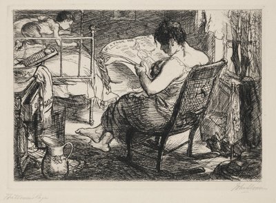 Ženská stránka od John French Sloan