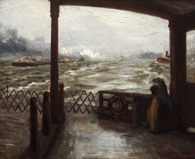 Wake of the Ferry, č. 1 od John French Sloan