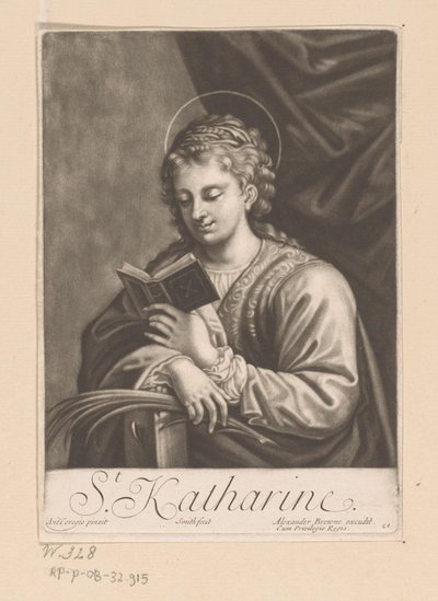Svatá Kateřina Alexandrijská od John Smith