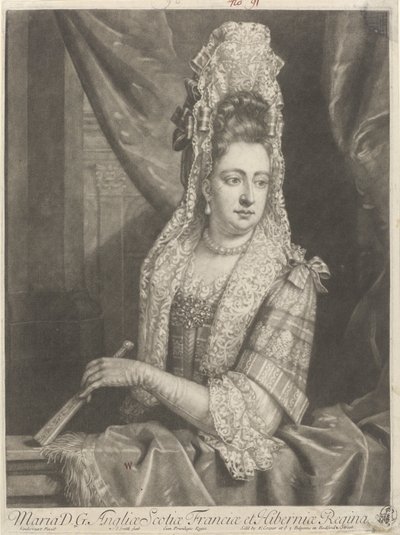 Portrét Marie II Stuartovny od John Smith