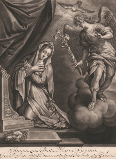 Zvěstování P. Marie od John Smith