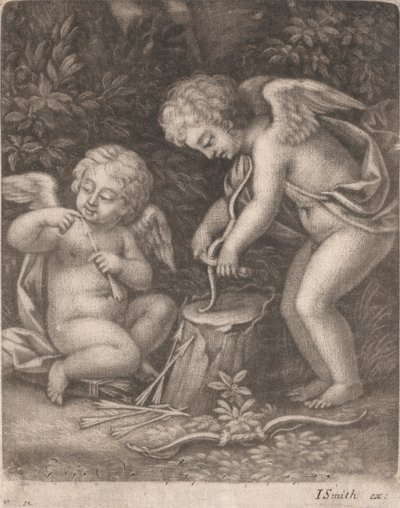 Cupids zkouší luk od John Smith