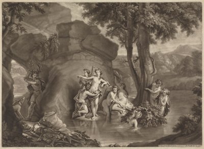 Diana a Acteon od John Smith