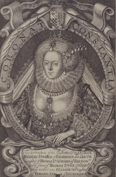 Frances, vévodkyně z Richmondu (1578-1639) z Generall Historie of Virginia, 1624 od John Smith 2