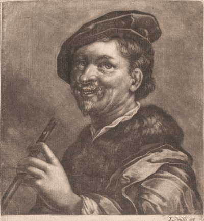 Muž hrající na flétnu od John Smith