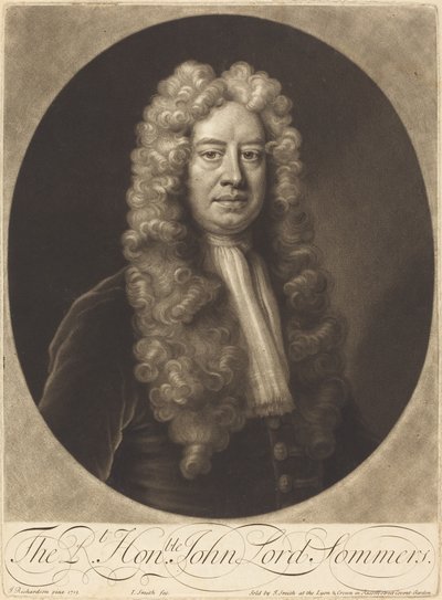 John Lord Sommers od John Smith after Jonathan Richardson, Sr.