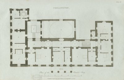Chillington Hall: rytina od John Soane