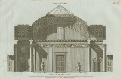 Chillington Hall: rytina od John Soane
