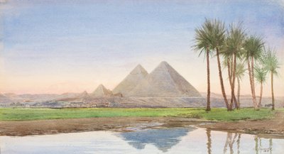 Pyramidy v Gíze (2. studie), kolem 1907-10 od John Somerscales