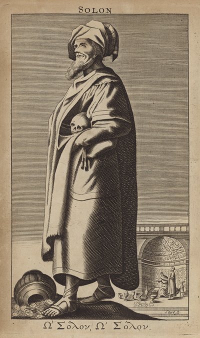 Solón, athénský státník, zákonodárce a básník od John Sturt