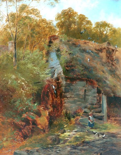 Chagford Mill, Devon od John Syer