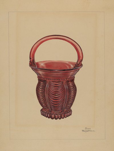 Okrasný malý košík, c. 1936. od John Tarantino