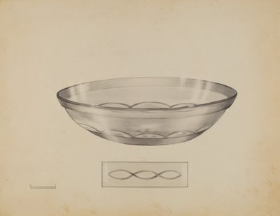 mělká mísa, c. 1936. od John Tarantino