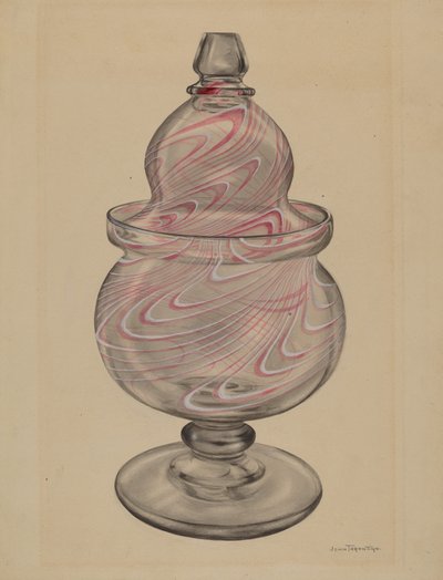Cukřenka s víkem, c. 1936. od John Tarantino