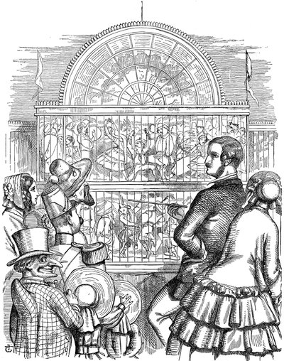 Albert 1819-1861, princ choť královny Viktorie, na Velké výstavě, 1851 od John Tenniel