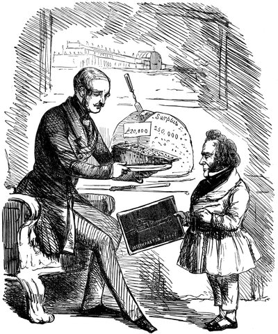 Albert, princ choť královny Viktorie a Joseph Paxton, 1851 od John Tenniel