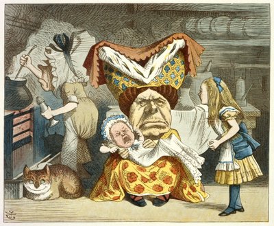 Alice a vévodkyně od John Tenniel