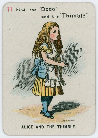 Alice a náprstek od John Tenniel