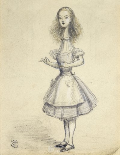 "Zvědavější a zvědavější" od John Tenniel