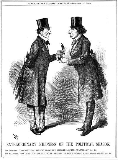Mimořádná mírnost politické sezóny, 1869 od John Tenniel