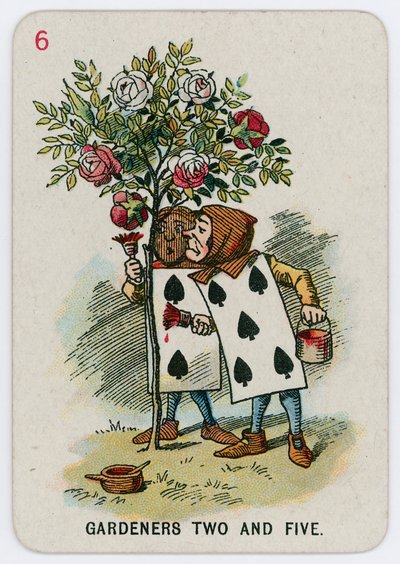 Zahradníci dva a pět od John Tenniel
