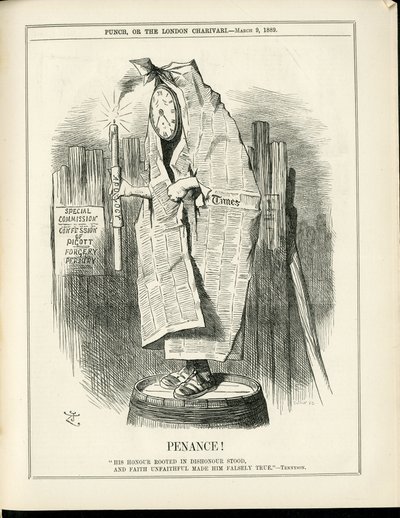 Ilustrace John Tenniel (1820-1914) v Punch od John Tenniel