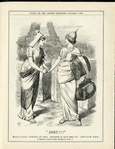 Ilustrace John Tenniel (1820-1914) v Punch od John Tenniel