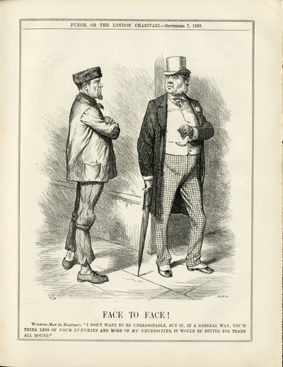 Ilustrace Johna Tenniela (1820-1914) v časopise Punch od John Tenniel