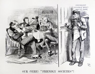 Karikatura Johna Tenniela s názvem „Dotaz generálního tajemníka“ od John Tenniel