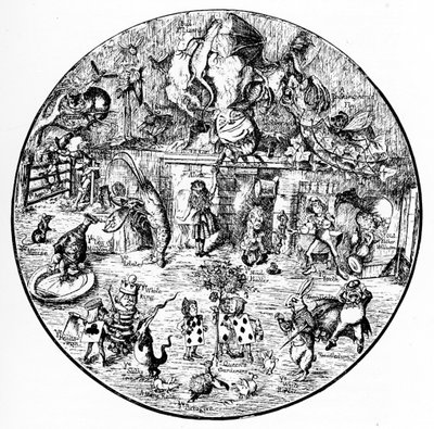Ilustrace Johna Tenniela z Alenky v říši divů od John Tenniel