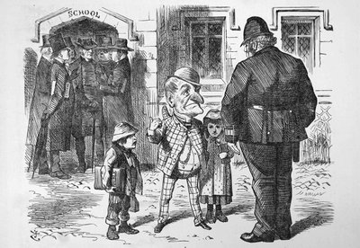 Pan Punch apeluje na Johna Bulla. od John Tenniel