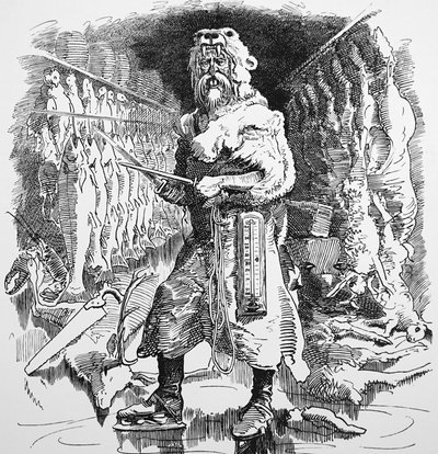 Pohled pana Punche na budoucí význam chlazení od John Tenniel