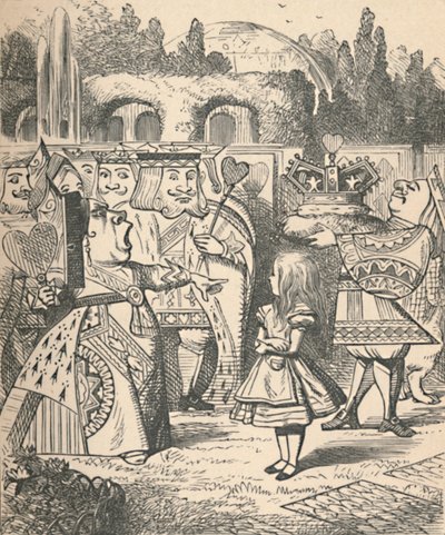 Pryč s její hlavou! Alice a červená královna, 1889 od John Tenniel