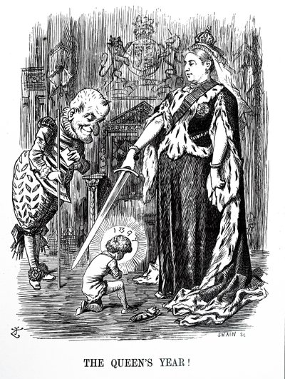 Diamantové jubileum královny Viktorie od John Tenniel