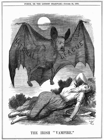 Irský upír, 1885 od John Tenniel